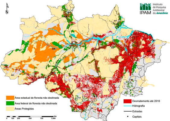 An area in the Amazon, twice the Germany, is at the mercy of deforestation
