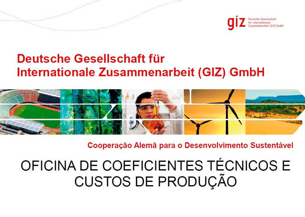 Oficinas de coeficientes técnicos e custos de produção