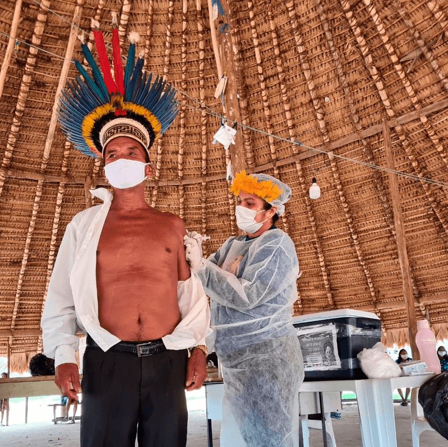 Saúde registrou 103% menos mortes de indígenas da Amazônia por covid-19