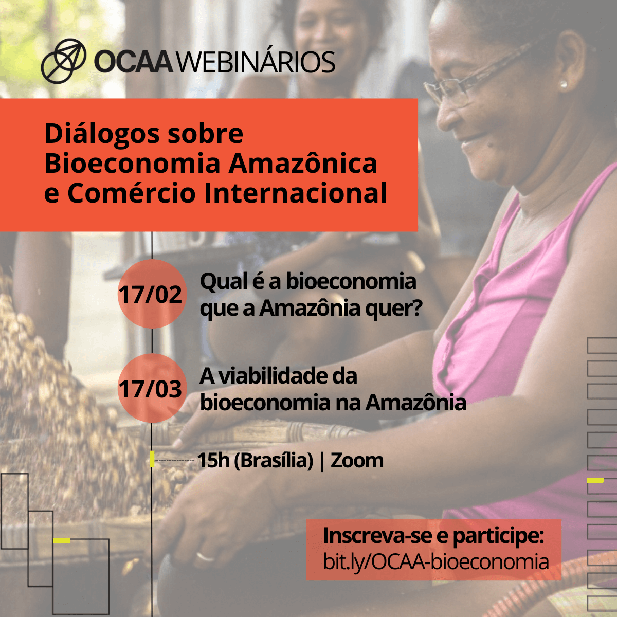 OCAA lança série de diálogos sobre bioeconomia e comércio internacional