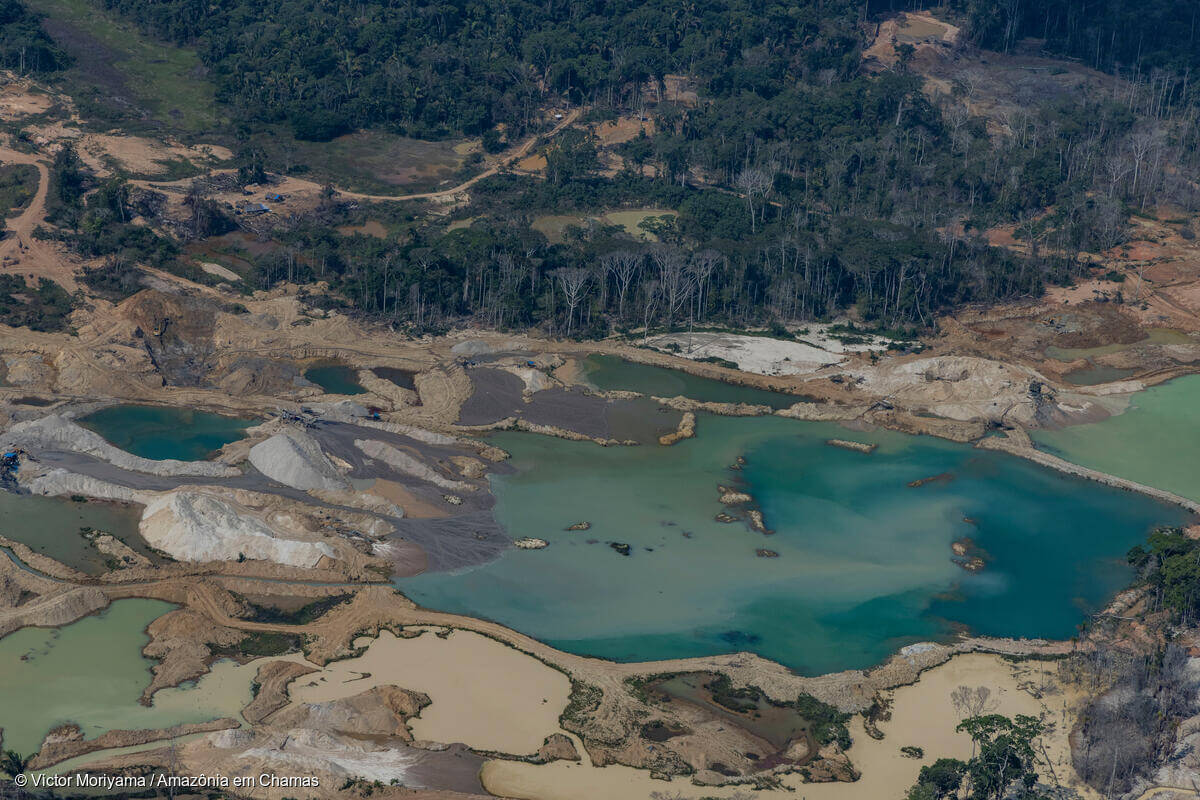 Amazônia tem mais de 80 mil pontos de garimpo, diz nota técnica do IPAM