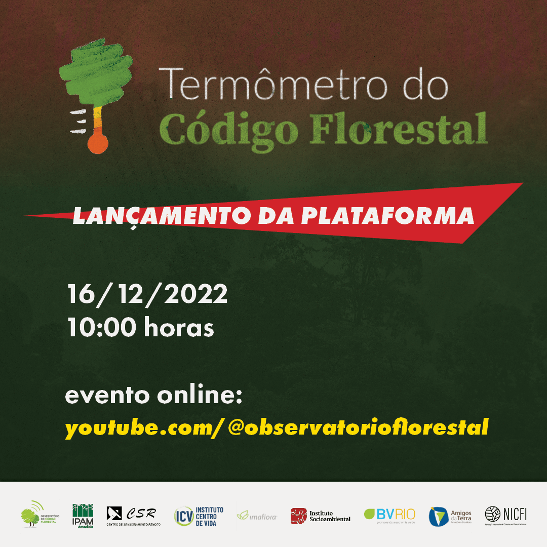 Plataforma vai medir cobertura vegetal sob a ótica do novo CF brasileiro