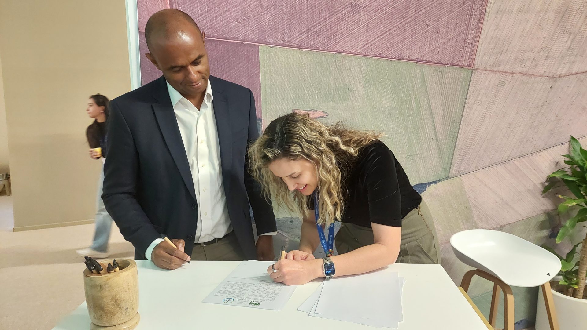 GALO foi lançado durante a COP28, em Dubai, em parceria com a empresa Bayer. (Sara Leal/IPAM)