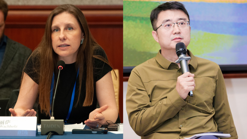 Larissa Walchhoz e Peng Ren